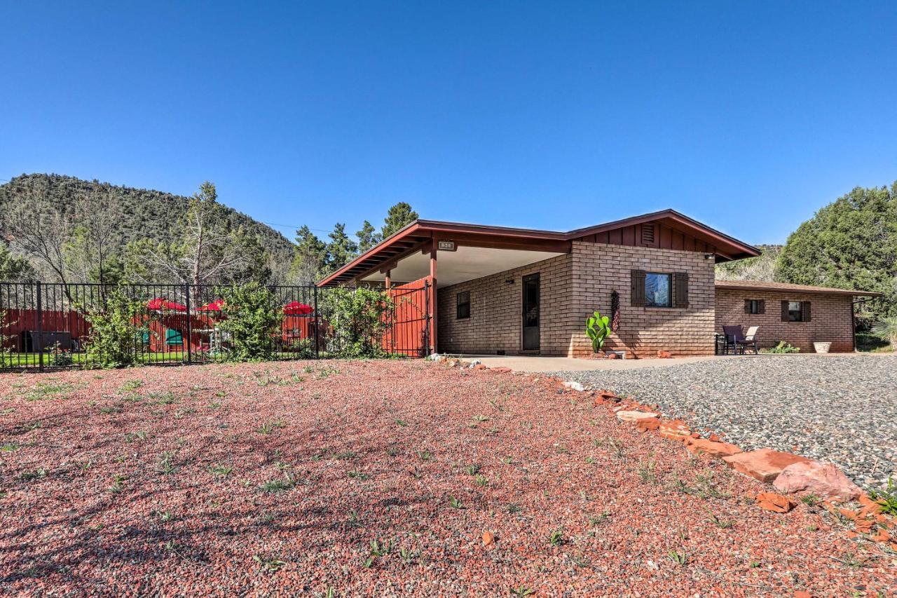 Sedona Home On 1 Acre With Pool And Red Rock Views! Exteriér fotografie