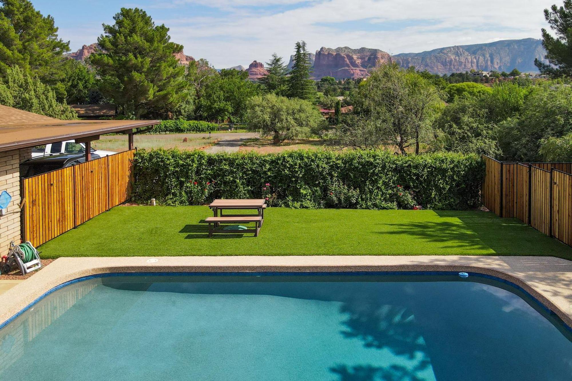 Sedona Home On 1 Acre With Pool And Red Rock Views! Exteriér fotografie