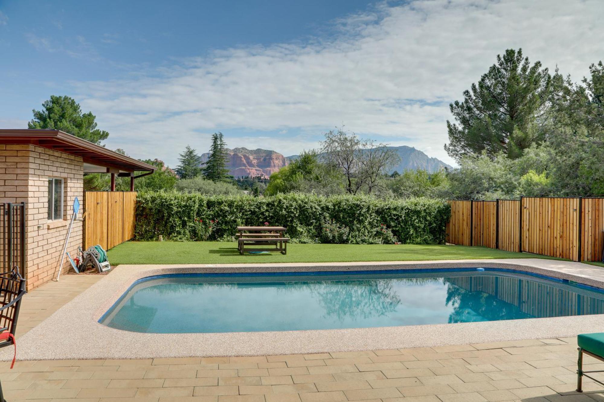 Sedona Home On 1 Acre With Pool And Red Rock Views! Exteriér fotografie