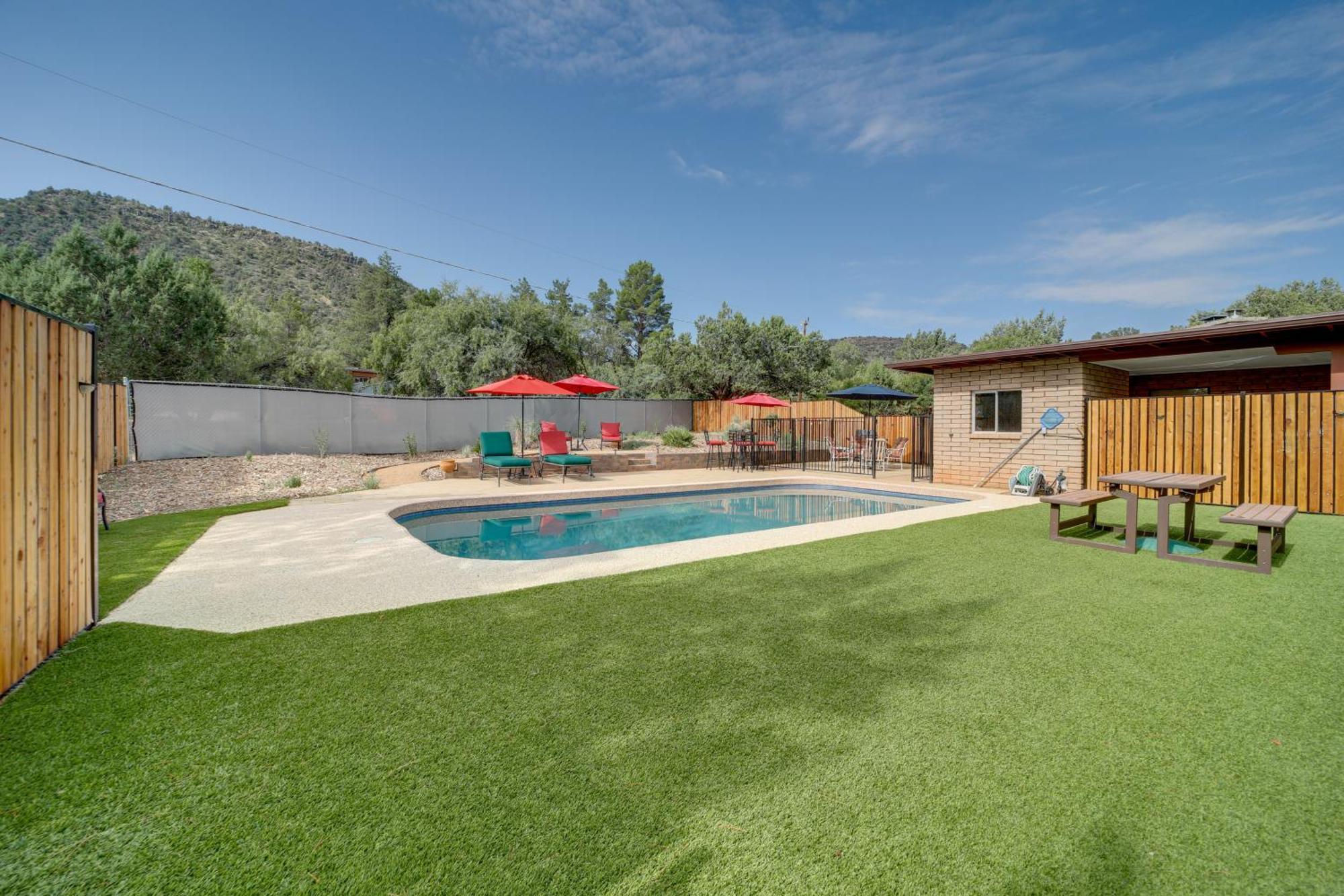 Sedona Home On 1 Acre With Pool And Red Rock Views! Exteriér fotografie