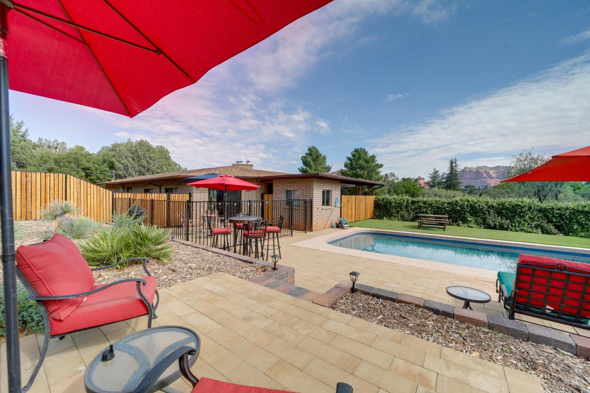 Sedona Home On 1 Acre With Pool And Red Rock Views! Exteriér fotografie